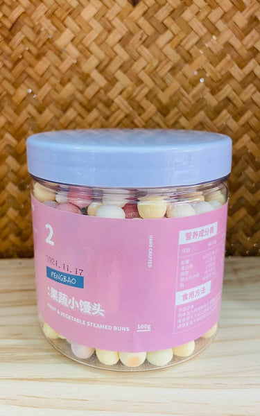 Mini Buns Treat (Fruits & Vegetables) 80g