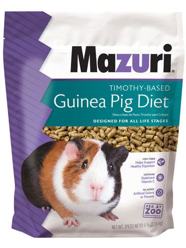 Mazuri Timothy-Based Guinea Pig Diet 5lbs