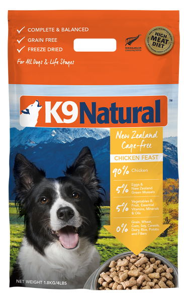 K9 Natural Freeze Dried Chicken (500g/1.8kg)