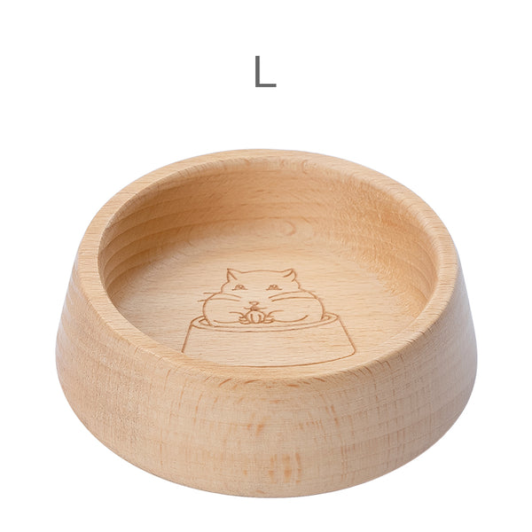 Niteangel Wooden Food Bowl (2 sizes)