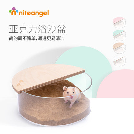 Niteangel Acrylic Circle Toilet w/ Cover