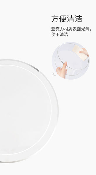 Niteangel Acrylic Circle Toilet w/ Cover