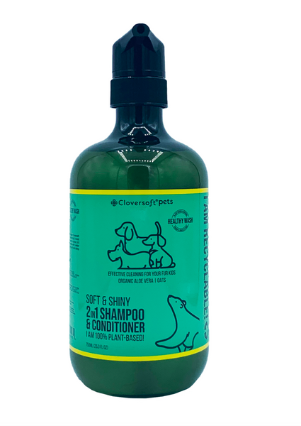 Cloversoft Soft & Shiny 2-in-1 Plant Based Shampoo