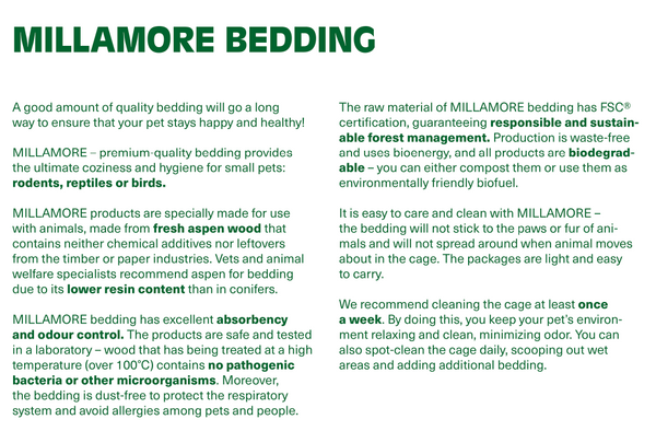 Millamore Premium Bedding 10kg / 50L