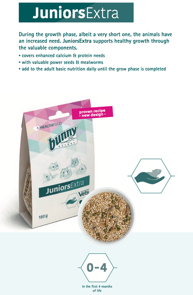 Bunny Nature HealthFood - Juniors Extra 180g