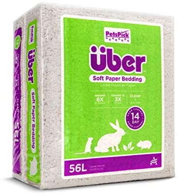 Pets Pick "White" 36L/56L Uber Soft Paper Bedding