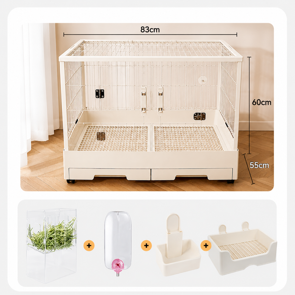 Grilled Cage for Guinea Pigs and Rabbits