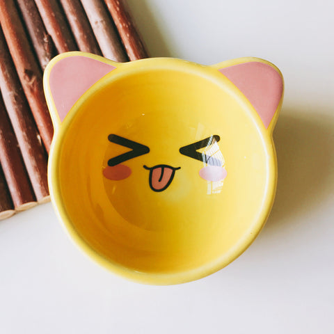 Emoji Food Bowl (Tongue Sticking)