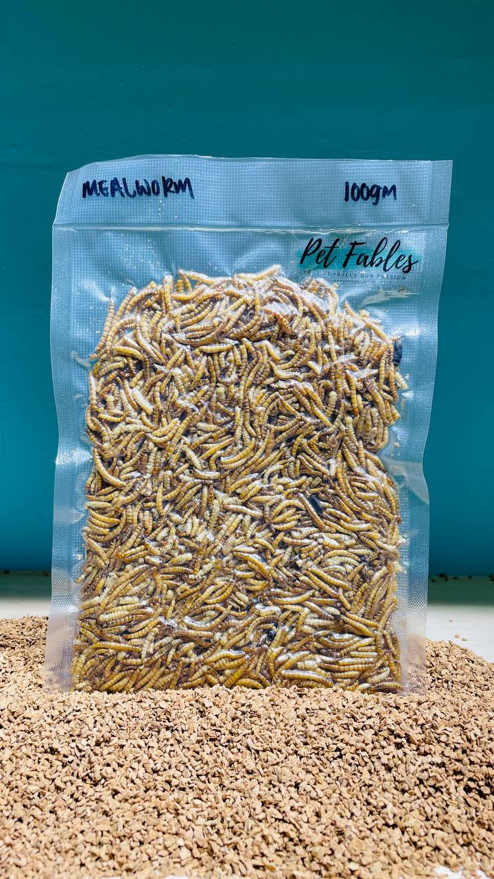 Pet Fables Dried Mealworms 100g