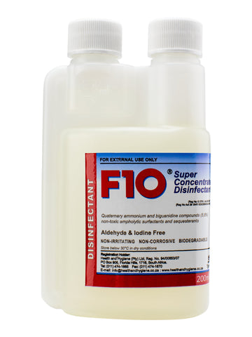 F10 Super Concentrate Disinfectant 200ml (F10SC)