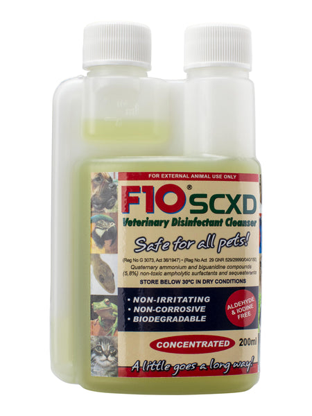F10 Disinfectant with Detergent 200ml (F10SCXD)
