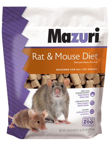 Mazuri 5663 Rat & Mouse Diet 900g/2lb pack