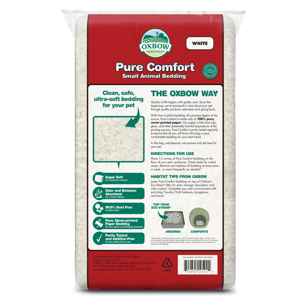 Oxbow Pure Comfort Bedding White 36L