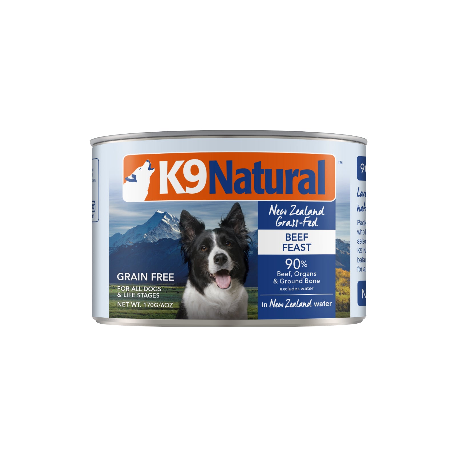 K9 Natural Canned Beef - Carton of 12 (170g/370g)